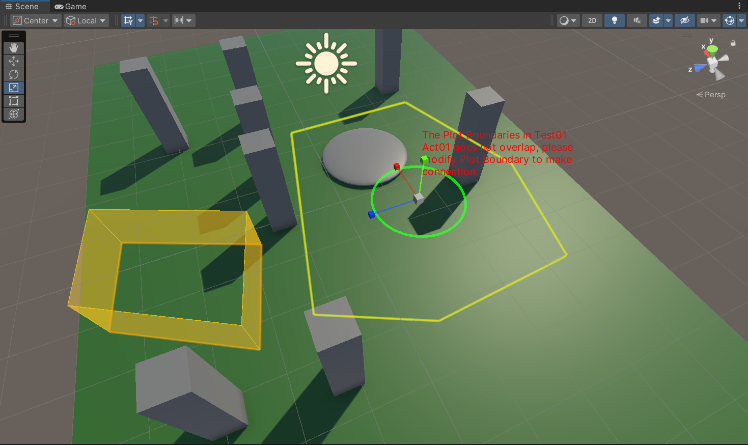 Incorrect: adjacent Plots do not overlap