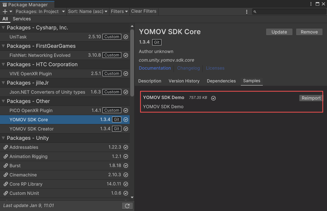 YOMOV SDK Core Samples