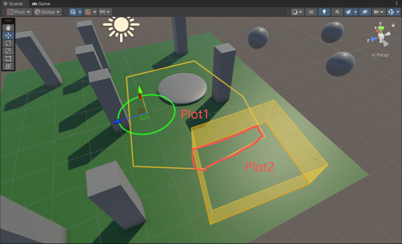 Correct: adjacent Plots overlap