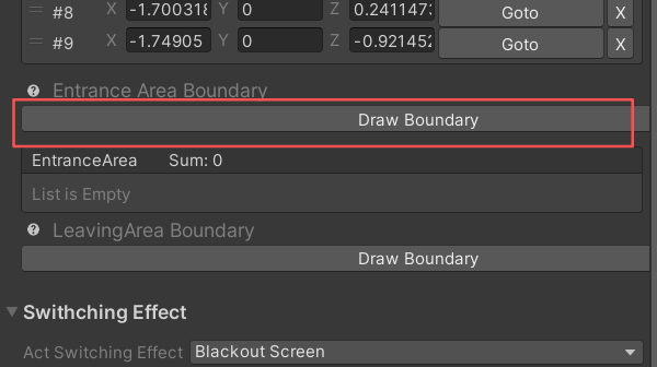 Draw Boundary action